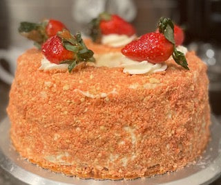 Strawberry Crunch Pound Cake